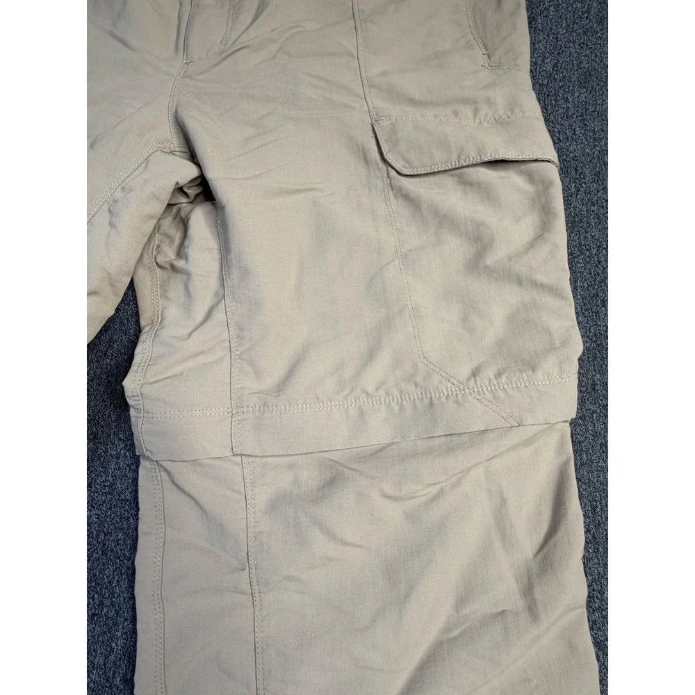 The North Face Mens XXL Paramount‎ Peak II Convertible Cargo Hiking Pants Khaki